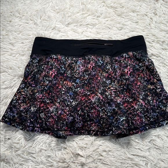 Lululemon Pace Rival Mid-Rise Skirt Floral Spray Multi - Picture 4 of 6